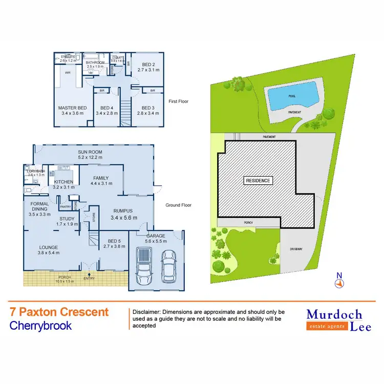 Floorplan of Homely house listing, 7 Paxton Crescent, Cherrybrook NSW 2126