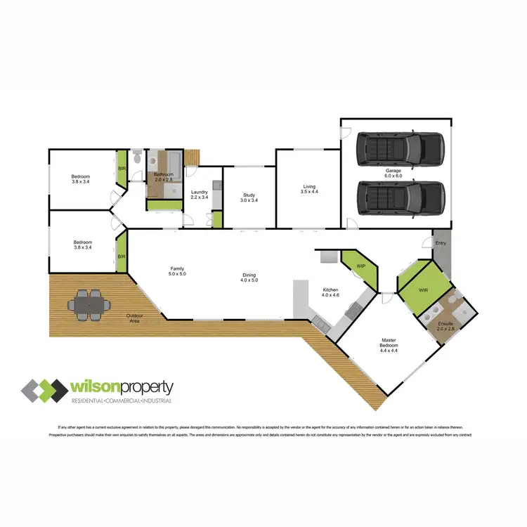 Floorplan of Homely house listing, 5 Gunyah Grove, Traralgon VIC 3844