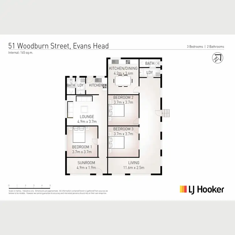 Floorplan of Homely house listing, 47-51 Woodburn Street, Evans Head NSW 2473