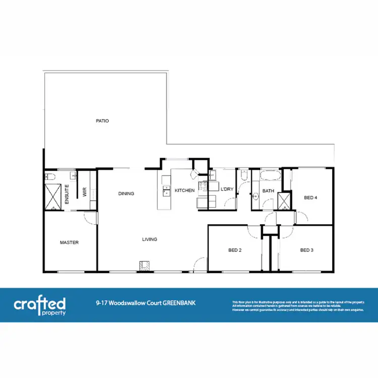 Floorplan of Homely house listing, 9-17 Woodswallow Court, Greenbank QLD 4124
