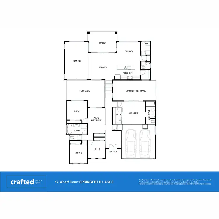 Floorplan of Homely house listing, 12 Wharf Court, Springfield Lakes QLD 4300