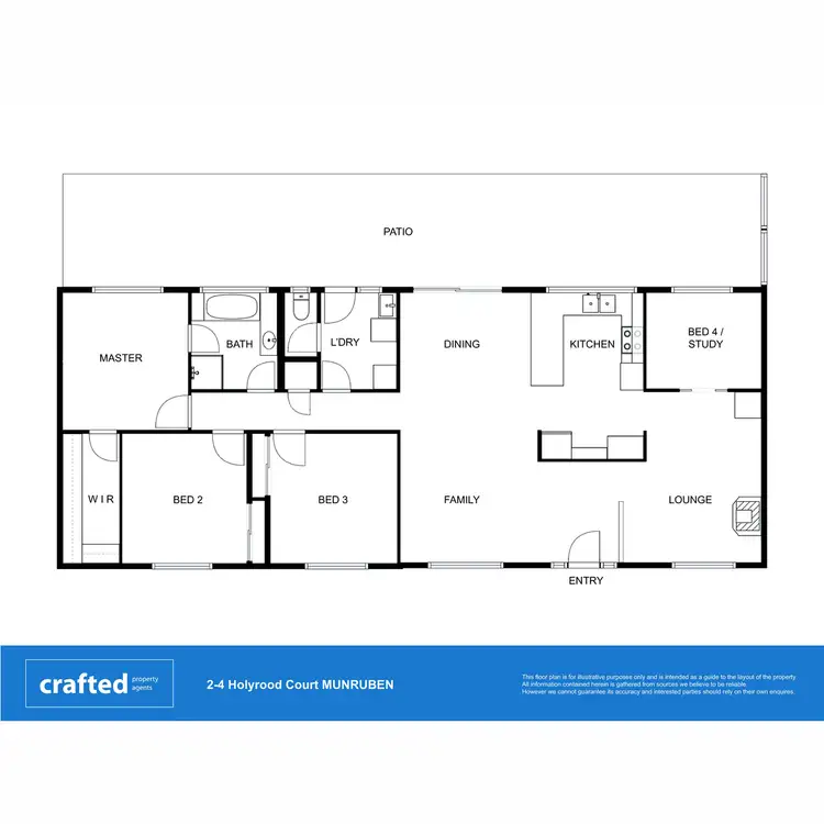 Floorplan of Homely house listing, 2-4 Holyrood Court, Munruben QLD 4125