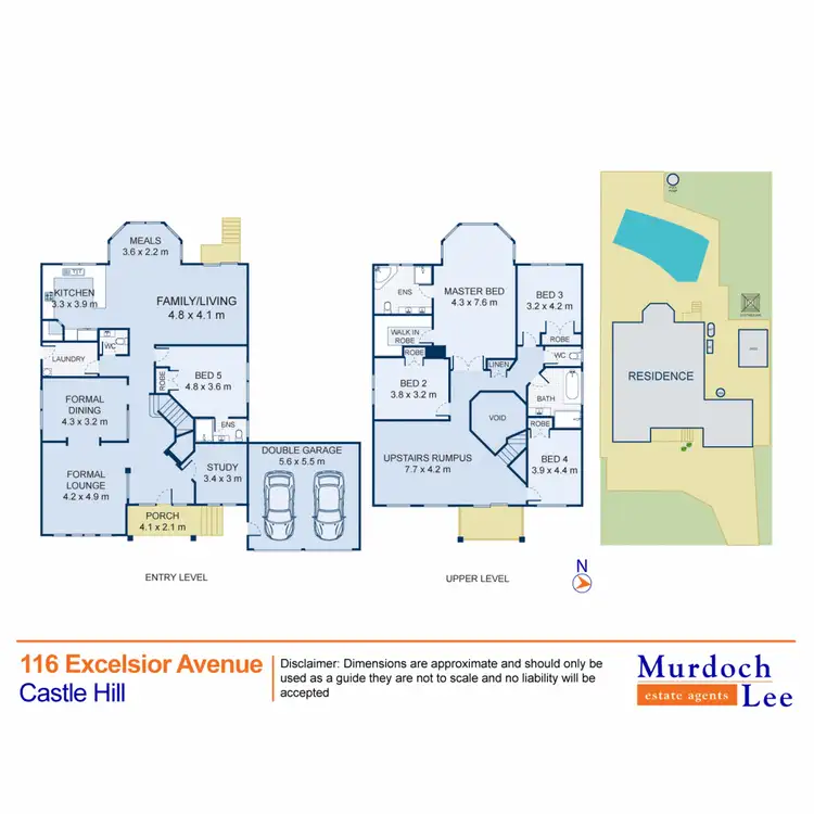 Floorplan of Homely house listing, 116 Excelsior Avenue, Castle Hill NSW 2154