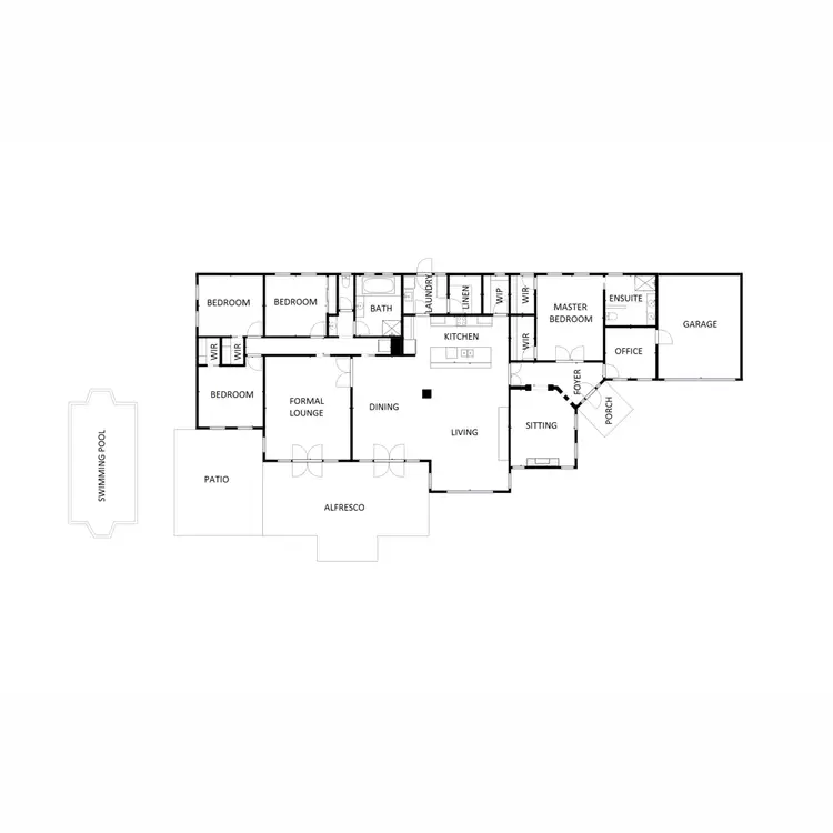 Floorplan of Homely house listing, 15 Ballara Drive, Wodonga VIC 3690