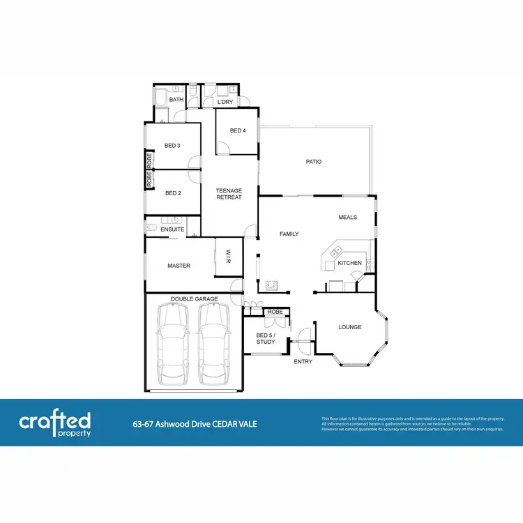 Floorplan of Homely house listing, 63-67 Ashwood Drive, Cedar Vale QLD 4285