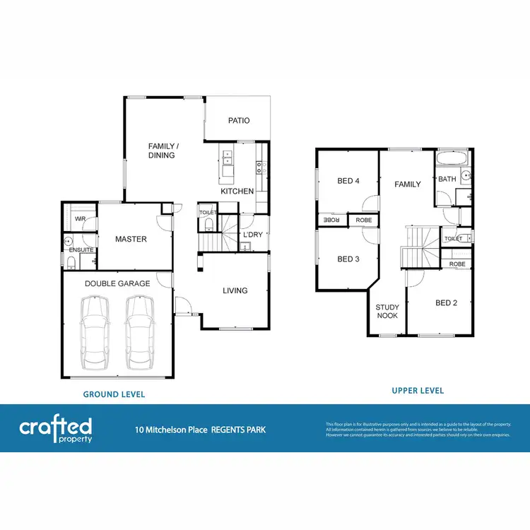 Floorplan of Homely house listing, 10 Mitchelson Place, Regents Park QLD 4118