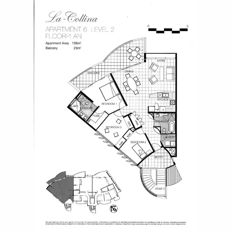 Floorplan of Homely apartment listing, 6/196 Dornoch Terrace, Highgate Hill QLD 4101