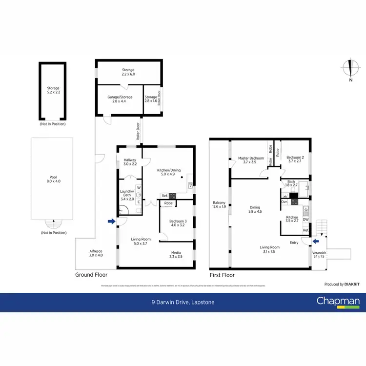 Floorplan of Homely house listing, 9 Darwin Drive, Lapstone NSW 2773