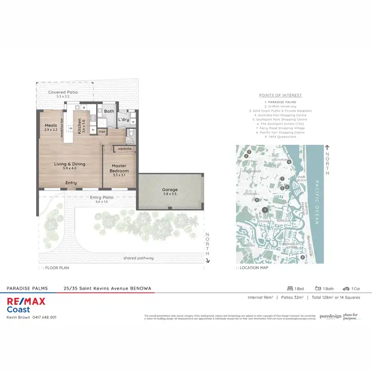 Floorplan of Homely villa listing, 25/35 ST KEVINS Avenue, Benowa QLD 4217