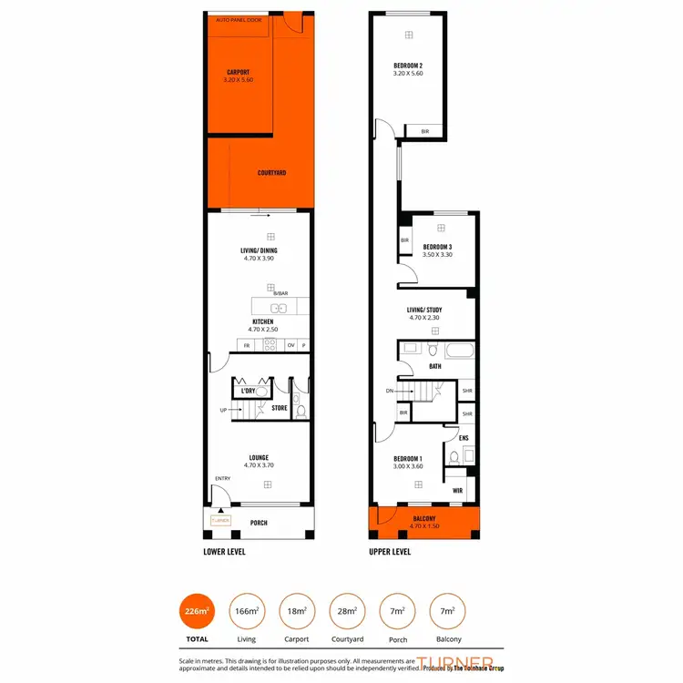 Floorplan of Homely townhouse listing, 13 Augustine Street, Mawson Lakes SA 5095