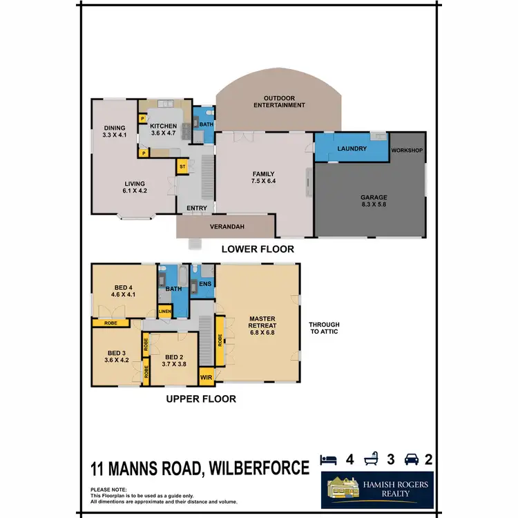 Floorplan of Homely rural property listing, 11 Manns Road, Wilberforce NSW 2756