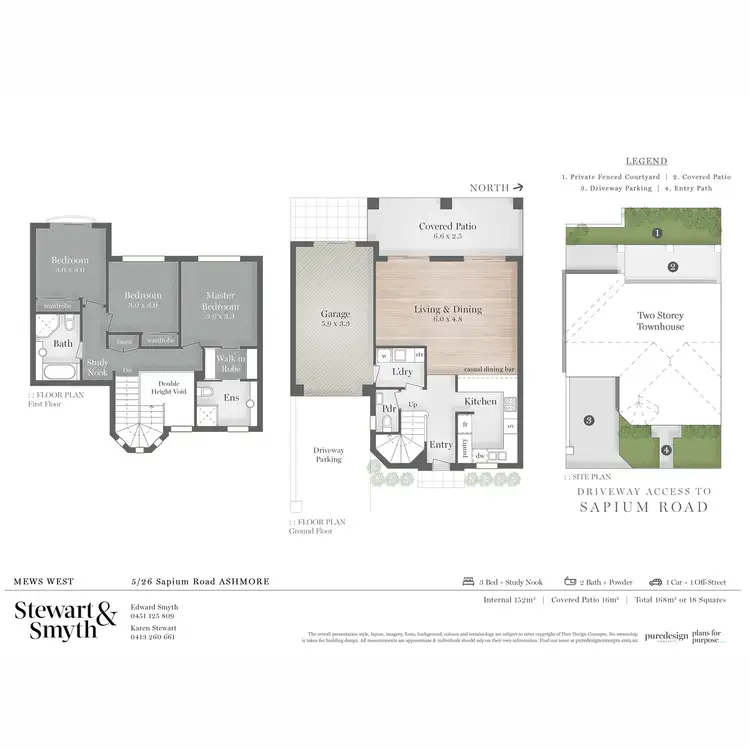 Floorplan of Homely townhouse listing, 5/26-34 Sapium Road, Ashmore QLD 4214