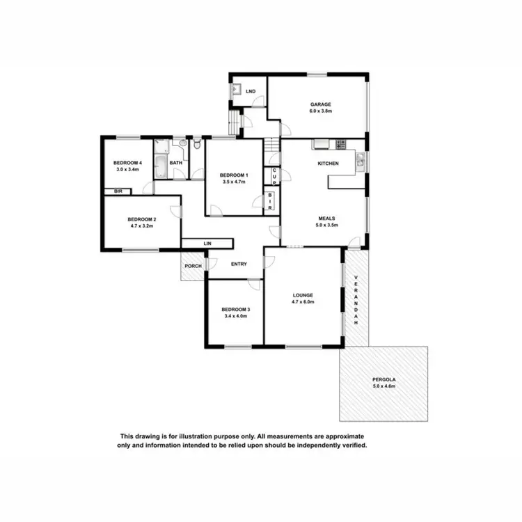 Floorplan of Homely house listing, 8 Betula Road, Mount Gambier SA 5290