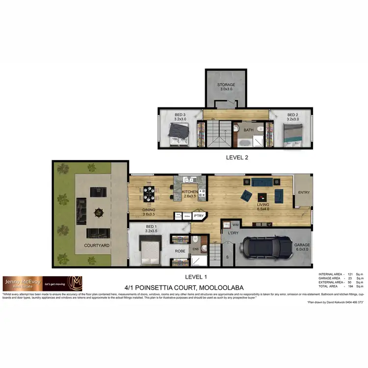 Floorplan of Homely townhouse listing, 4/1 Poinsettia Court, Mooloolaba QLD 4557