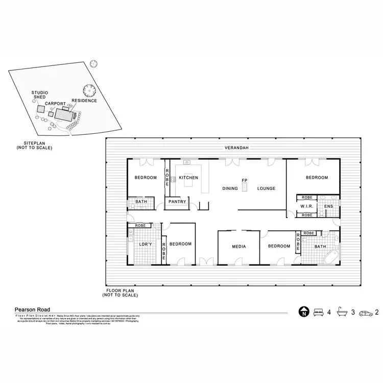 Floorplan of Homely house listing, 136 Pearson Road, Eltham NSW 2480