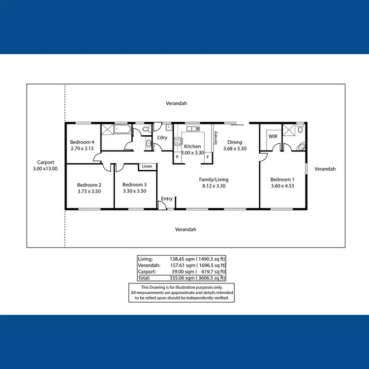 Floorplan of Homely house listing, 1 Levi Street, Farrell Flat SA 5416