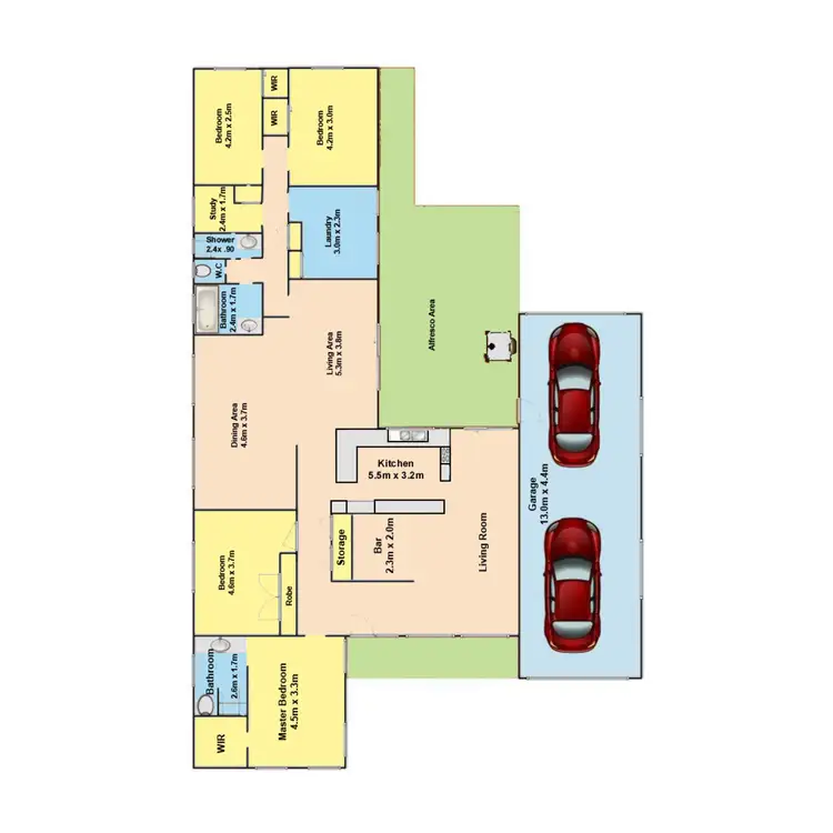 Floorplan of Homely house listing, 19 Thomson Street, Sale VIC 3850