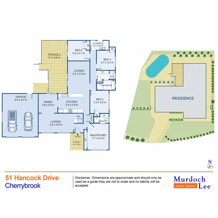Floorplan of Homely house listing, 51 Hancock Drive, Cherrybrook NSW 2126