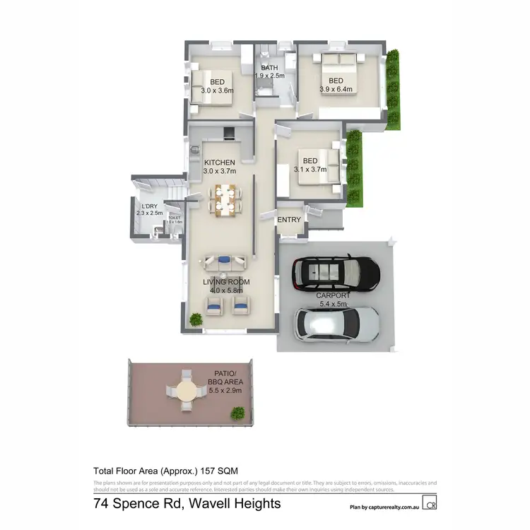 Floorplan of Homely house listing, 74 Spence Road, Wavell Heights QLD 4012