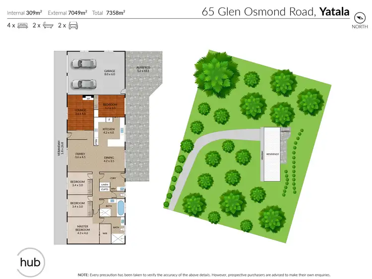 Floorplan of Homely rural property listing, 65 Glen Osmond Road, Yatala QLD 4207