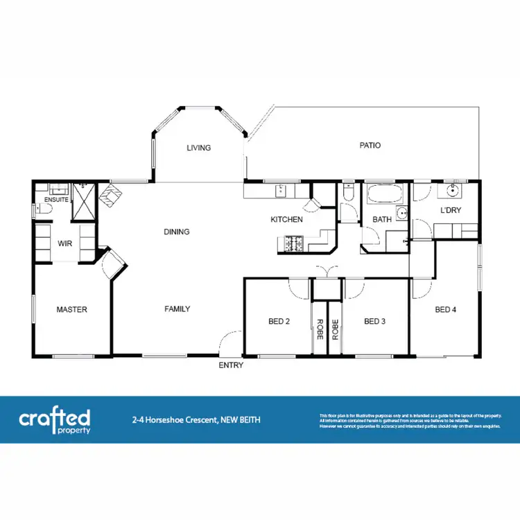 Floorplan of Homely house listing, 2-4 Horseshoe Crescent, New Beith QLD 4124