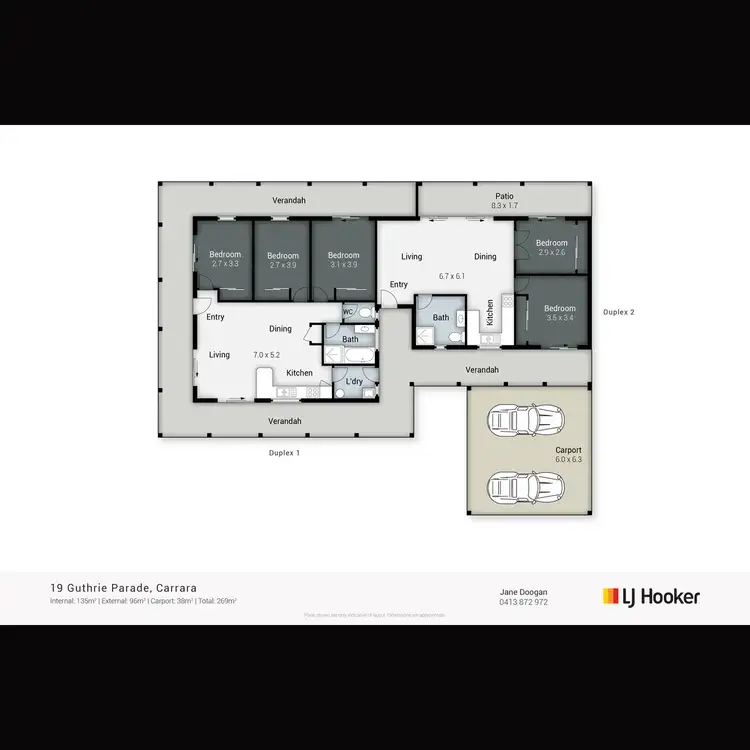 Floorplan of Homely house listing, 19 Guthrie Parade, Carrara QLD 4211