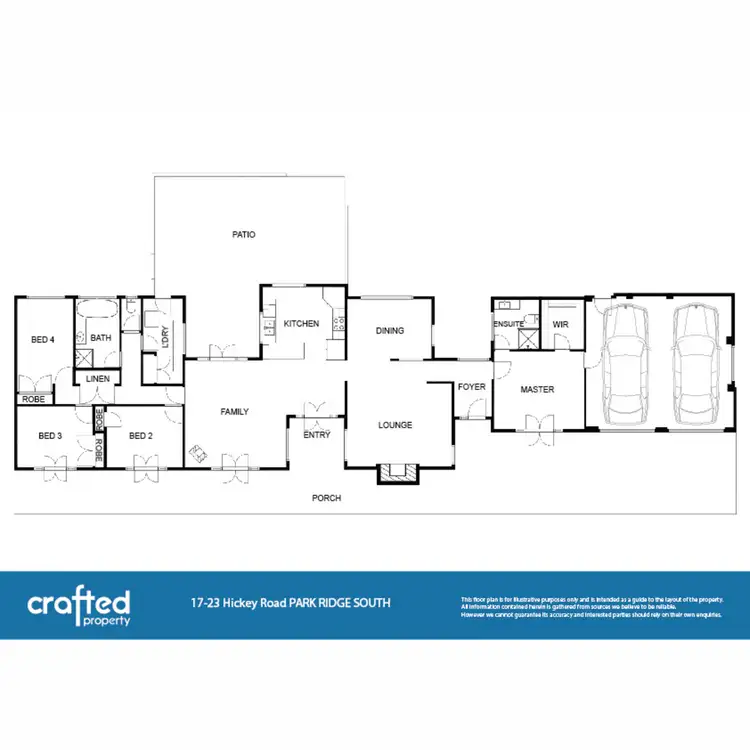 Floorplan of Homely house listing, 17 Hickey Road, Park Ridge South QLD 4125