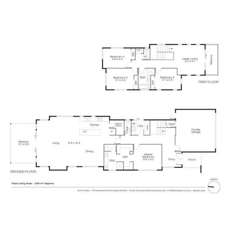 Floorplan of Homely house listing, 46A Coogee Road, Ardross WA 6153