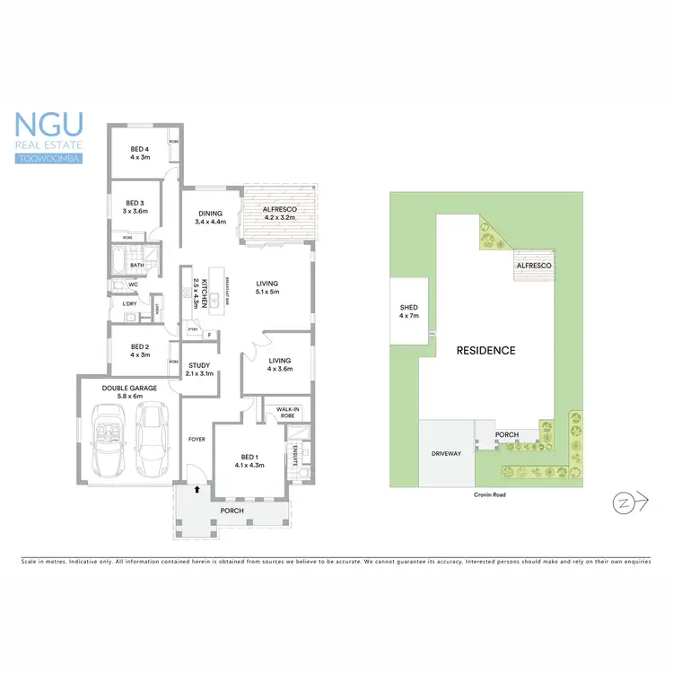 Floorplan of Homely house listing, 117 Cronin Road, Highfields QLD 4352