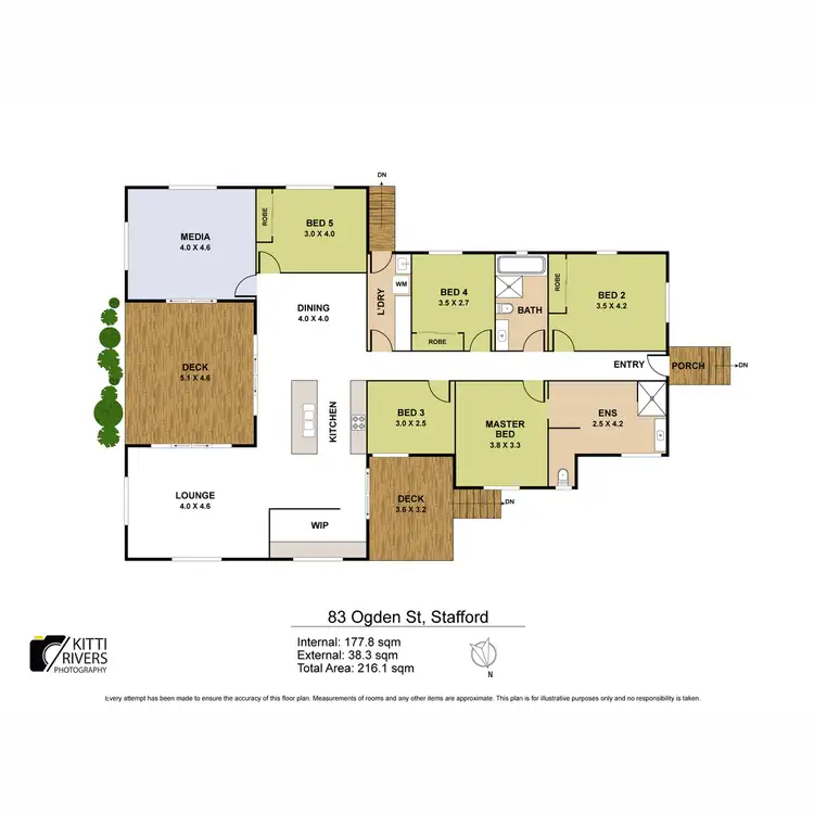 Floorplan of Homely house listing, 83 Ogden Street, Stafford QLD 4053