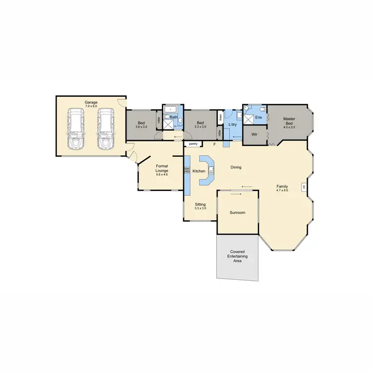 Floorplan of Homely house listing, 84 Palm Tree Drive, Safety Beach VIC 3936
