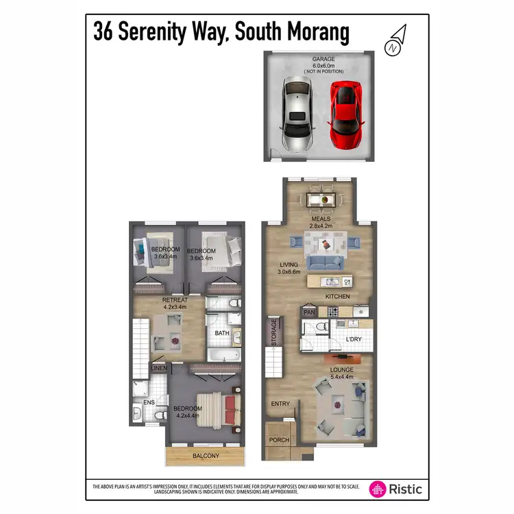 Floorplan of Homely house listing, 36 Serenity Way, South Morang VIC 3752
