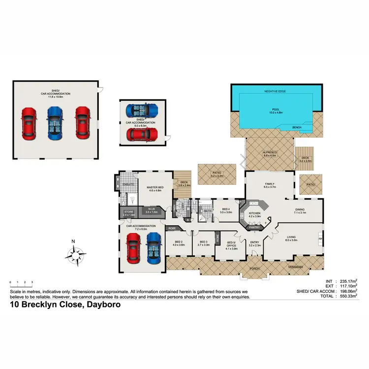 Floorplan of Homely house listing, 10 Brecklyn Close, Dayboro QLD 4521