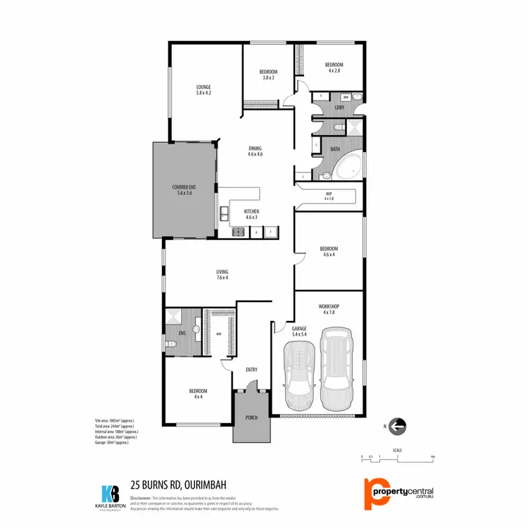 Floorplan of Homely house listing, 25 Burns Road, Ourimbah NSW 2258