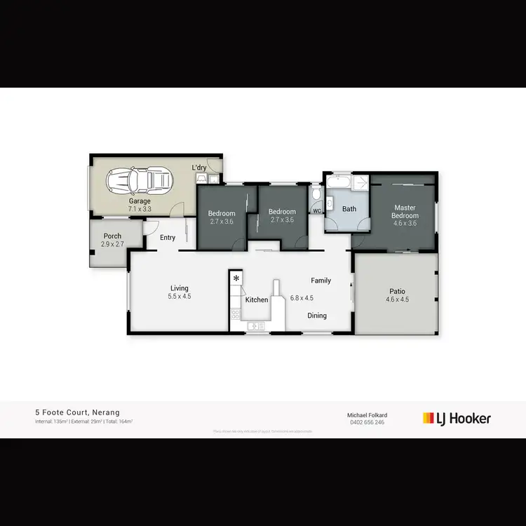 Floorplan of Homely house listing, 5 Foote Court, Nerang QLD 4211