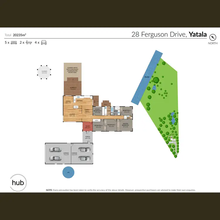 Floorplan of Homely house listing, 28 Ferguson Drive, Yatala QLD 4207