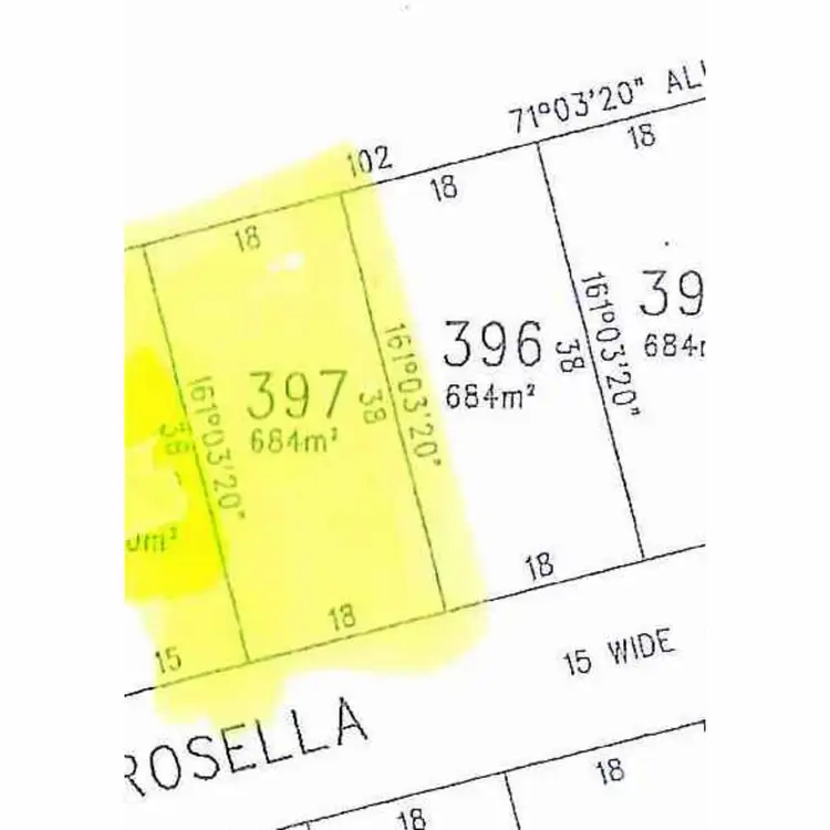 Floorplan of Homely land listing, LOT 397 Rosella Rise, Mannum SA 5238