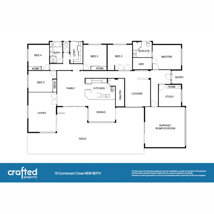 Floorplan of Homely house listing, 10 Cormorant Close, New Beith QLD 4124