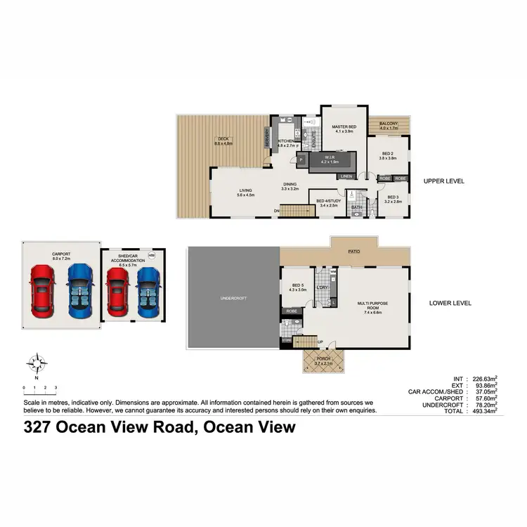 Floorplan of Homely house listing, 327 Ocean View Road, Ocean View QLD 4521