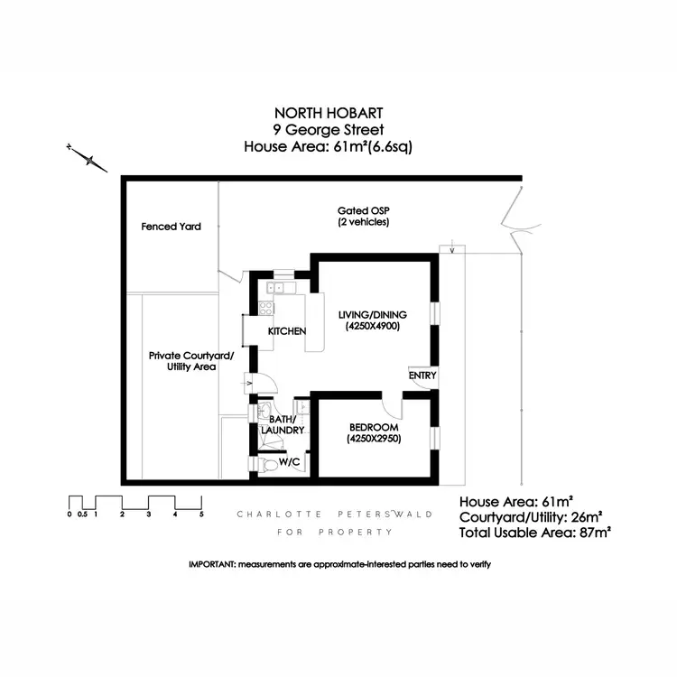 Floorplan of Homely house listing, 9 George Street, North Hobart TAS 7000