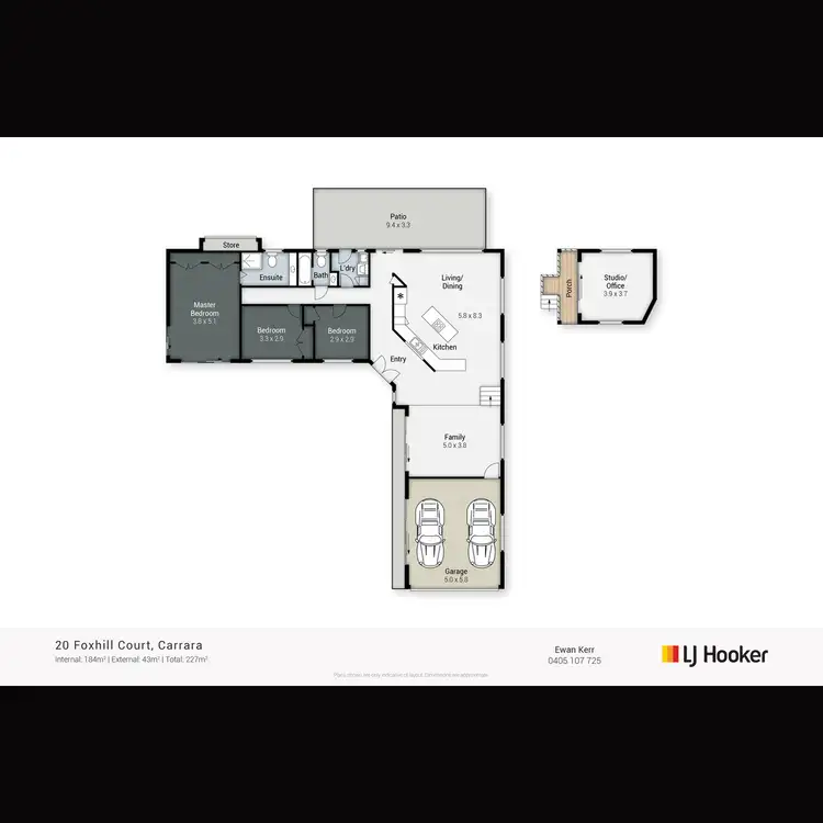 Floorplan of Homely house listing, 20 Foxhill Court, Carrara QLD 4211