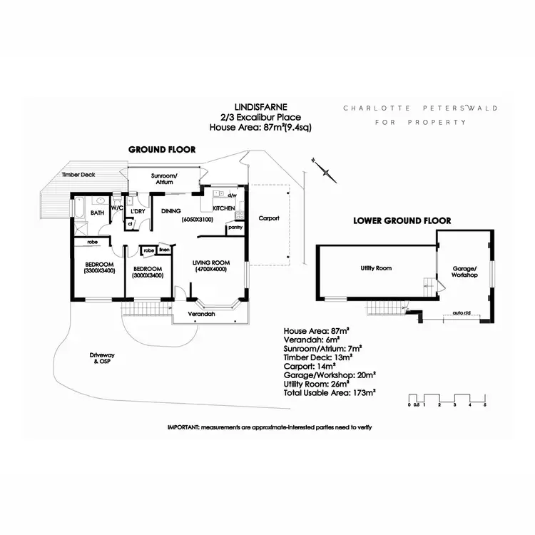 Floorplan of Homely unit listing, 2/3 Excalibur Place, Lindisfarne TAS 7015