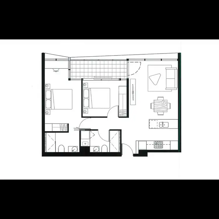 Floorplan of Homely apartment listing, 405/6 Murphy Street, South Yarra VIC 3141