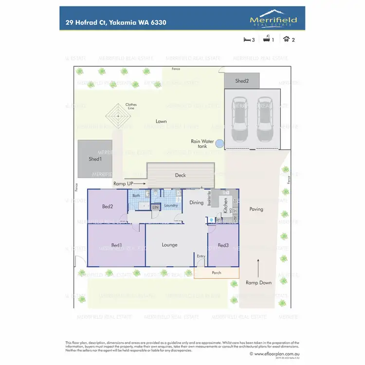 Floorplan of Homely house listing, 29 Hofrad Court, Yakamia WA 6330
