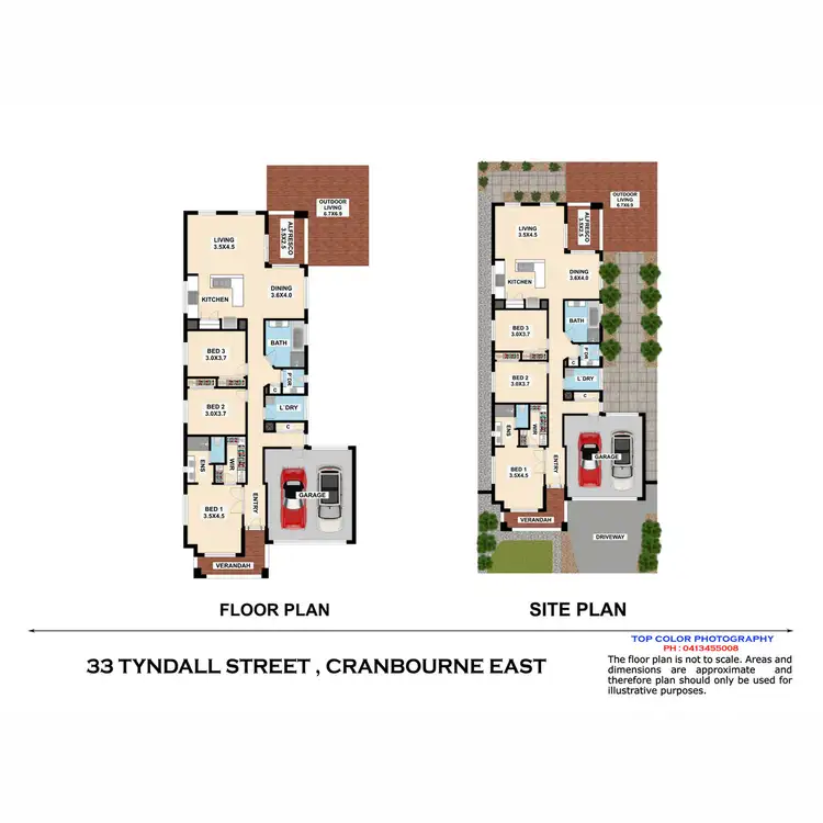 Floorplan of Homely house listing, 33 Tyndall Street, Cranbourne East VIC 3977