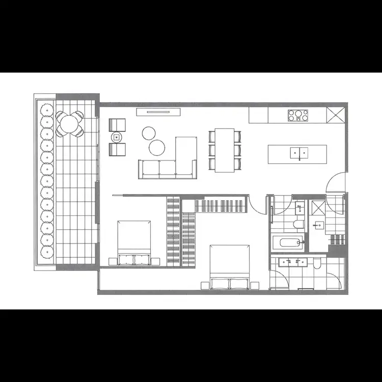 Floorplan of Homely apartment listing, 307/8 Murphy Street, South Yarra VIC 3141