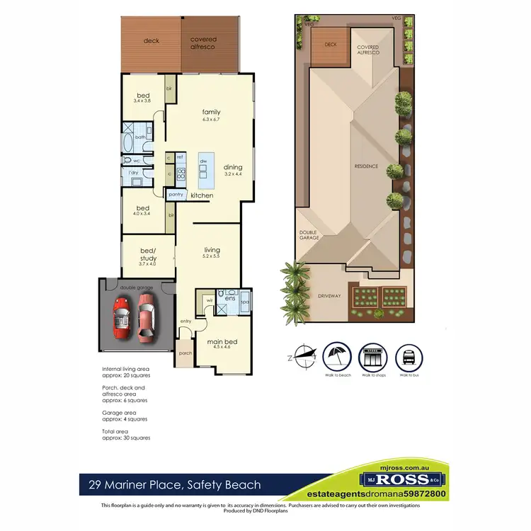 Floorplan of Homely house listing, 29 Mariner Place, Safety Beach VIC 3936