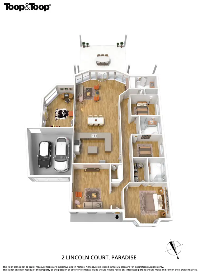 Floorplan of Homely house listing, 2 Lincoln Court, Paradise SA 5075