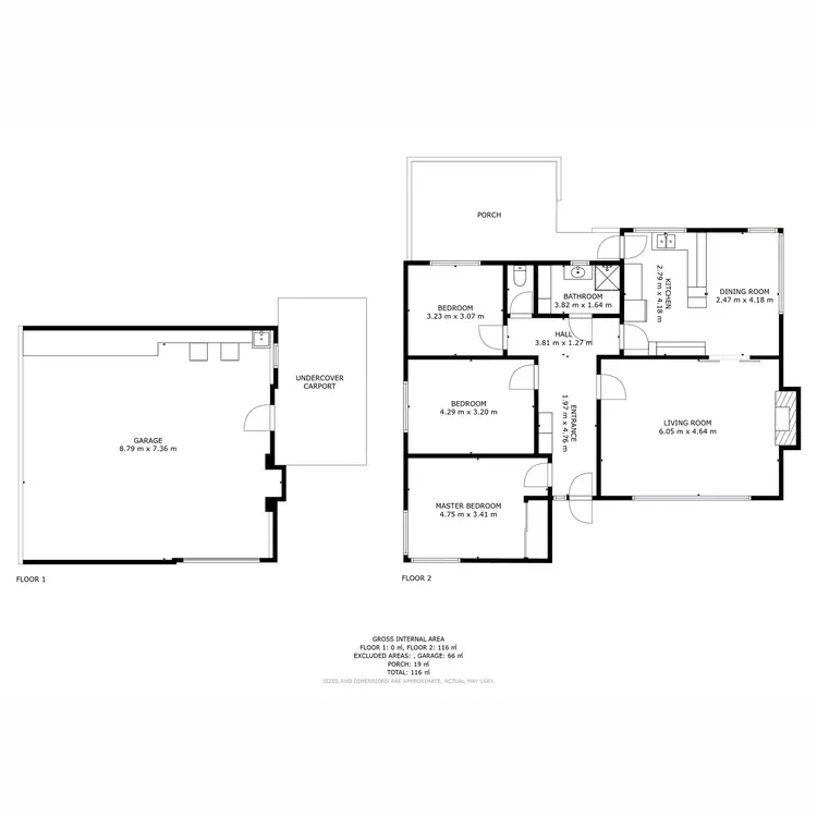 Floorplan of Homely house listing, 8 Croyden Avenue, Montrose TAS 7010