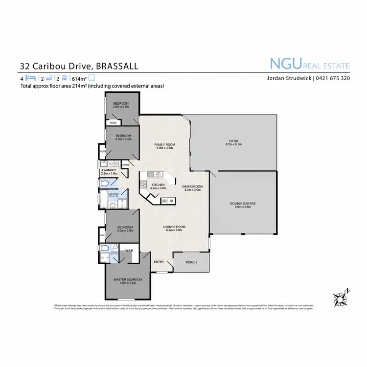 Floorplan of Homely house listing, 32 Caribou Drive, Brassall QLD 4305